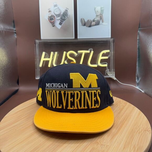 New Era Michigan Wolverines Snapback Hat - Picture 1 of 7